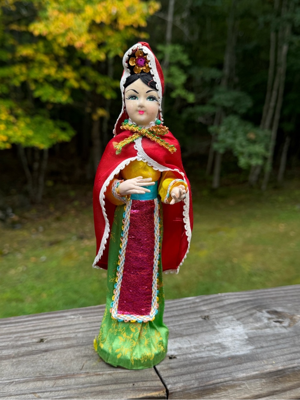 Vintage International Folk Art Doll | Textile Art